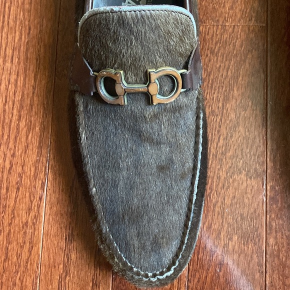 Salvatore Ferragamo Horse Hair Loafers - Picture 8 of 13
